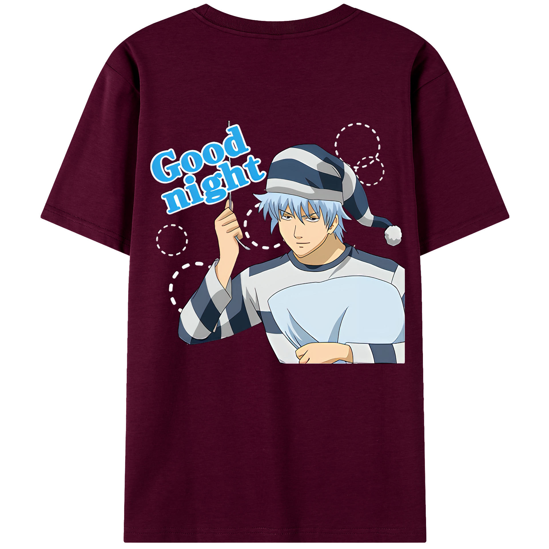 （画像用） ぎんたま 坂田銀時（さかたぎんとき） 神楽 志村新八（しむら しんぱち） GINTAMA Sakata Gintoki Kagura Shimura Shinpachi レディース半袖Tシャツ(バックプリント)